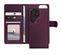 Mayaxess Étui pour Samsung Galaxy S23 Ultra Coque Détachable Violet