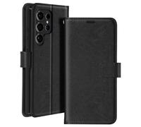 Étui pour Samsung Galaxy S25 Ultra Portefeuille avec Dragonne Mayaxess Noir