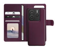 Mayaxess Étui pour Xiaomi Redmi Note 14 5G Coque Détachable Violet