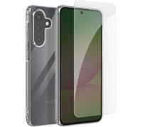 Mayaxess, kit de protection pour Samsung Galaxy A56 Soft Case et verre blindé, transparent