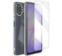 Mayaxess Pack de Protection 2-en-1 Coque + Verre Trempé pour Galaxy A07 Antichoc