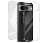 Mayaxess Pack Protection pour Google Pixel 8 Coque Souple et Verre Trempé 9H