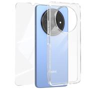 Mayaxess Pack Protection pour Xiaomi Redmi A3 Coque Souple et Verre Trempé 9H Transparent