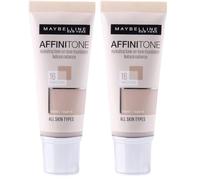 Maybelline Affinitone Perfecting And Protecting Foundation 30ml-16 Vanilla Rose (Lot de 2)