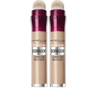 Maybelline Borrador Ojos Tono 08 Buff Corrector De Ojeras, Bolsas E Imperfecciones Pieles Medio Oscuras - 6Ml (Lot de 2)