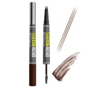 Maybelline Brow Insert - Insert pour sourcils double embout crayon précis + gel fibres - Effet densité immédiat - Tenue 36h - Teinte Brun cendré - 1 unité