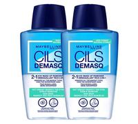 Maybelline Cils Démasq Démaquillant Yeux 2 en 1 Lot de 2 x 150ml