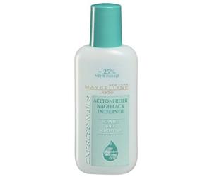 Maybelline Express Nails Dissolvant sans acétone, nettoie les ongles en profondeur et en douceur, l'huile d'avocat nourrit et hydrate les ongles, 125 ml