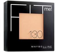 Maybelline Fit Me Poudre Compacte 130 Buff Beige 9 g | Matifiant, affinant les pores, longue durée, perlite, Setting Powder, Fit Me! Mat + sans pores