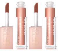 Maybelline Lifter Lipgloss - 008 Stone (met hyaluronic acid) (Lot de 2)