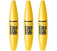 Maybelline Mascara New York Volum' Express, The Colossal, 100 % noir, 3 x 10,7 ml