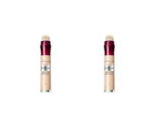 Maybelline New York - Anti-cernes/Correcteur Fluide - Instant Anti-Age L’Effaceur - Teinte : Beige Rosé (01) - 6,8 ml (Lot de 2)