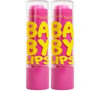 Maybelline New York Baby Lips Baume Lèvres Teinté Pink Punch 4,8g (Lot de 2)