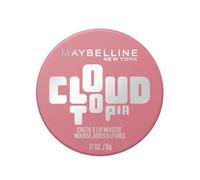 Maybelline New York - Blush en Mousse Multi-Usage - Joues & Lèvres - Fini Mat Flouté - Texture légère - Tenue Jusqu'à 14h - Résiste au Transfert - Cloudtopia - Teinte : 08 Enchanted Mauve