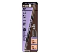 Maybelline New York Brow Ultra Slim Defining Eyebrow Makeup Mechanical Pencil With 1.55 MM Tip & Blending Spoolie For Precisely Defined Eyebrows, Medium Brown, 0.003 oz.