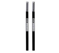 Maybelline New York Brow Ultra Slim Pencil pour définir les sourcils avec PEIGNE et pointe de couleur ultra-fine 006 Brun Noir - 2 Cosmetics