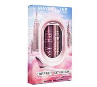 Maybelline New-York - Coffret 2 Mascara Volume & Longueur - Sky High - Teinte : Very Black & Burgundy Haze - 7,2 ml