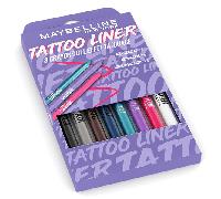 Maybelline New-York - Coffret Crayon Gel Yeux Effet Tatouage - Waterproof & Tenue 36h - Tattoo Liner - 8 Teintes