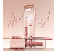Maybelline New York - Coffret Combo Repulpant Lifter - Liner Big Lift + Gloss Moon - Lèvres Repulpées, Hydratées & Brillantes - Formule Crémeuse & Couleur Intense - 2 Produits