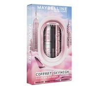 Maybelline New York - Coffret Regard Intense - Liner Crayon Gel + Mascara Very Black + Mascara top coat pailleté - 3 produits