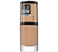 Maybelline New York Color Show vernis à ongles 7 Nude Suede, lot de 3 (3 x 7 ml).