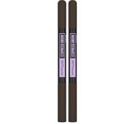 Maybelline New York - Crayon à Sourcils - Express Brow Satin Duo Crayon et Poudre - Teinte : Black Brown (05) (Lot de 2)