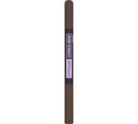 Maybelline New York - Crayon à Sourcils - Express Brow Satin Duo Crayon et Poudre - Teinte : Dark Brown (04)