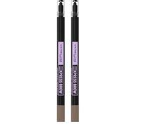 Maybelline New York - Crayon à Sourcils Express Brow Ultra Slim - Haute Précision - Tenue Longue Durée - Teinte : 02 Soft Brown (Lot de 2)