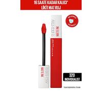 Maybelline New-York - Encre à Lèvres Mat Velouté - Longue Tenue - Superstay Matte Ink Spiced - Teinte : Individualist NU (320)