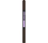 Maybelline New York Express Brow Satin Duo Crayon Sourcils Black Brown | Crayon + poudre 2 en 1, Enrichi en cire, Fixation couleur toute la journée, Résultat naturel, Teinte 05