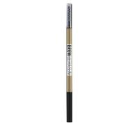 Maybelline New York Express Brow Ultra Slim Crayon Sourcils Blonde 01 | Pointe ultrafine 1,5mm, Double embout brosse intégrée, Testé contrôle ophtalmologique, Porteurs lentilles