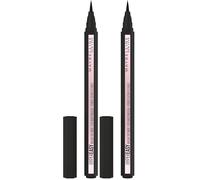 Maybelline New-York - Eyeliner Pinceau - Pointe Ultra-Flexible - Hyper Easy - Teinte : Noir Mat (801) (Lot de 2)