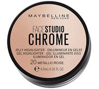 Gemey Maybelline – Face Studio Enlumineur gel Chrome Jelly – Teinte 20 Metallic Rose – 9,5 ml