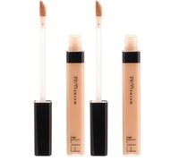Maybelline New York - Fit Me ! - Correcteur pour une peau impeccable - Couverture ton sur ton pour tous les types de peau - Correcteur n° 20 - Sable - 6,8 ml (Lot de 2)