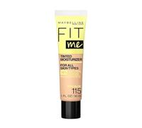 Maybelline New York Fit Me Crème hydratante teintée pour une sensation de fraîcheur et une couverture naturelle 12 h d'hydratation unifie le teint de la peau, dissimule les imperfections, 30 ml