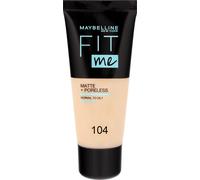 Maybelline New York Fit Me Fond de teint mat et sans pores 104 Soft Ivory 30ml