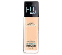 Maybelline New York Fit Me! Matte + Poreless Foundation, Warm Nude [128] 1 oz by Maybelline