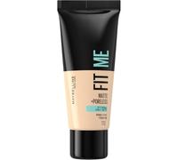 Fond de Teint - Maybelline - Fit Me 110 Porcelaine - 30ml - Matifiant - Peaux Normales et Grasses