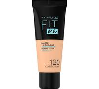 Maybelline New-York - Fond de teint Fluide Fit Me Matte & Poreless - Peaux normales à grasses - Teinte : 120 Natural Beige - 30 ml