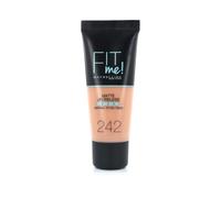 Maybelline New-York - Fond de teint Fluide Fit Me Matte & Poreless - Peaux normales à grasses - Teinte : 242 Miel Clair - 30 ml