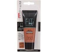 Maybelline New-York - Fond de Teint Fluide Fit Me Matte & Poreless - Peaux normales à grasses - teinte : 350 Caramel - 30 ml