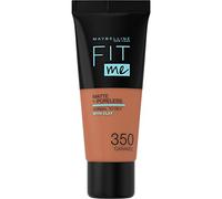 Maybelline New-York - Fond de Teint Fluide Fit Me Matte & Poreless - Peaux normales à grasses - Teinte : 350 Caramel - 30 ml