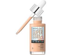 Maybelline New York - Fond de Teint Fluide - Glow & Soin de la Peau - À la Vitamine C - Longue Tenue 24H - Formule Vegan - Superstay Skin Tint - Teinte : 21 - 30 ml
