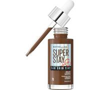 Maybelline New York - Fond de Teint Fluide - Glow & Soin de la Peau - À la Vitamine C - Longue Tenue 24H - Formule Vegan - Superstay Skin Tint - Teinte : 78 - 30 ml