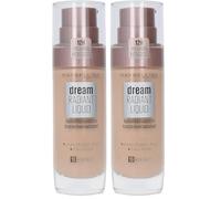 Maybelline New York - Fond de Teint Fluide Perfecteur de Teint - FPS13 - Dream Satin Liquid - Ivoire (10) - 30 ml (Lot de 2)