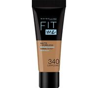 Maybelline New York - Fond de Teint Fluide Ton sur Ton Fit me! Matte and Poreless - Teinte : 340 Cappuccino, NU