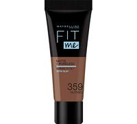 Maybelline New York - Fond de Teint Fluide Ton sur Ton Fit me! Matte and Poreless - Teinte : 359 Muscade, NU