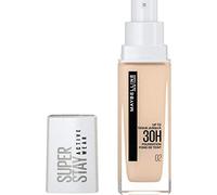 Maybelline New-York - Fond de Teint Liquide Longue Tenue, Sans Transfert, Haute Couvrance - Superstay Active Wear 30h - Teinte : Porcelaine (02) - Contenance : 30 ml