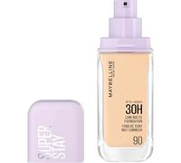Maybelline New York - Fond de Teint Liquide Longue Tenue - Ultra-Résistant - Fini Mat Lumineux - Enrichi en Acides Aminés - Tous les Types de Peau - Superstay 30H Lumi-Matte - Teinte : 90 - 35ml