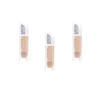 Maybelline New York Fond de teint liquide Superstay 24H - 03 True Ivory, lot de 3 (3 x 30 ml)